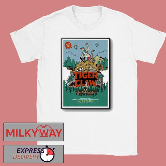 May 8-9 2026 Tiger Claw The Ascent Poster Tour shirt