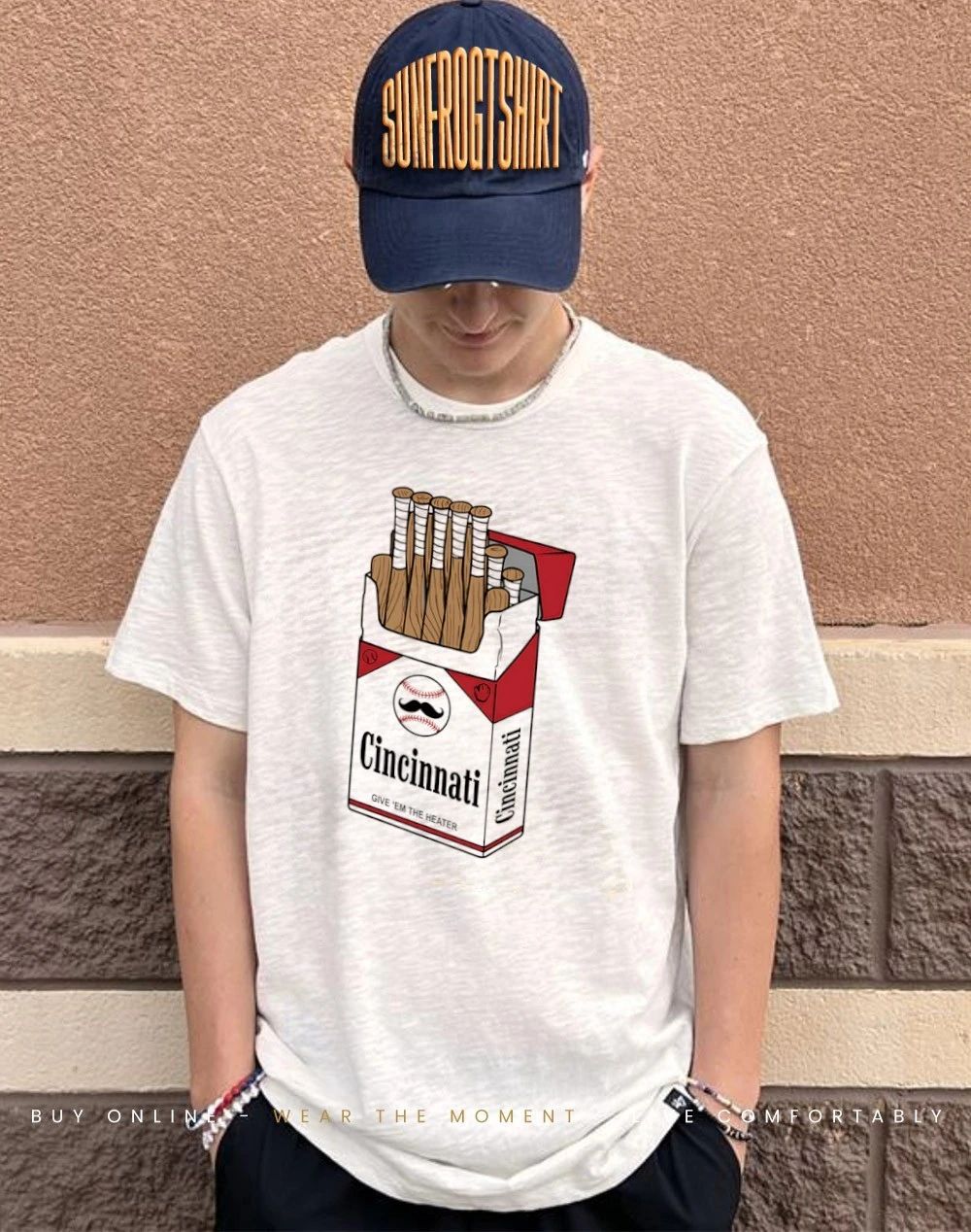 Cincinnati Baseball Bat Pack give em the heater shirt