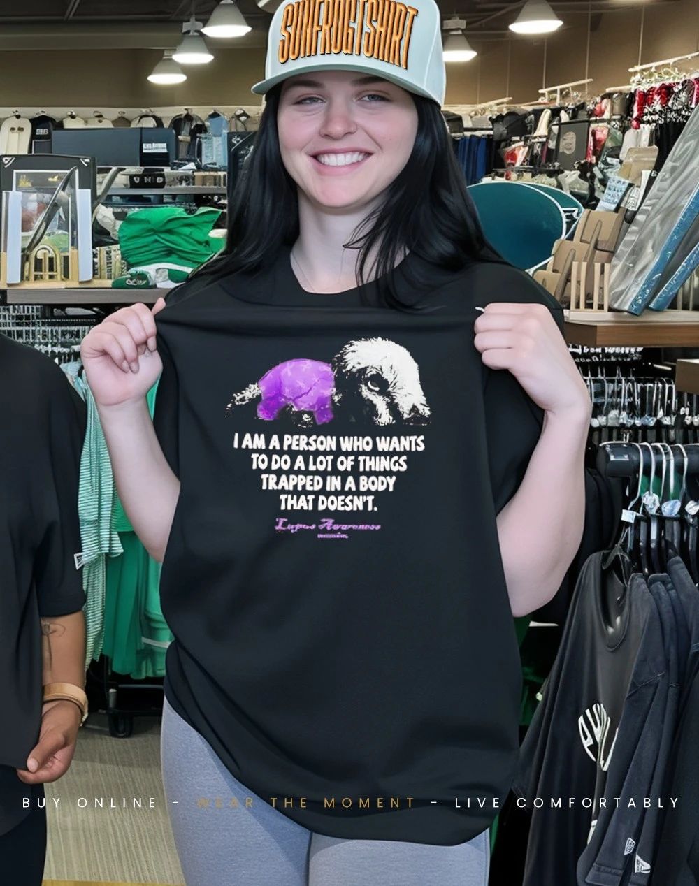 I am a person who wants to do a lot of things trapped in a body that doesn’t shirt