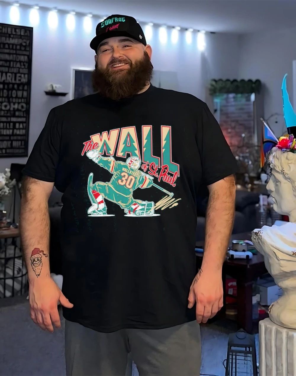 Jesper Wallstedt Minnesota Wild The Wall Of St Paul Remix shirt