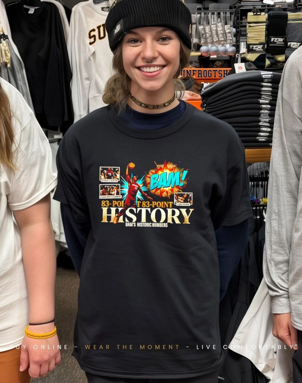 Miami Heat Bam Adebayo 83-Point History Made History 2026 comic shirt