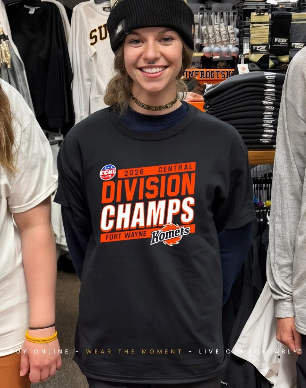 Fort Wayne Komets ECHL Central Division Champions 2026 shirt