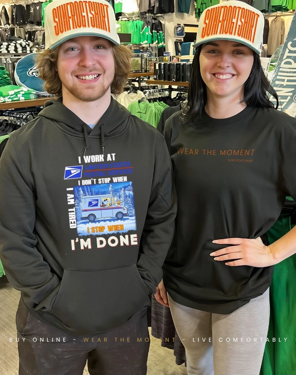 USPS I don’t stop when I am tired I’m done shirt
