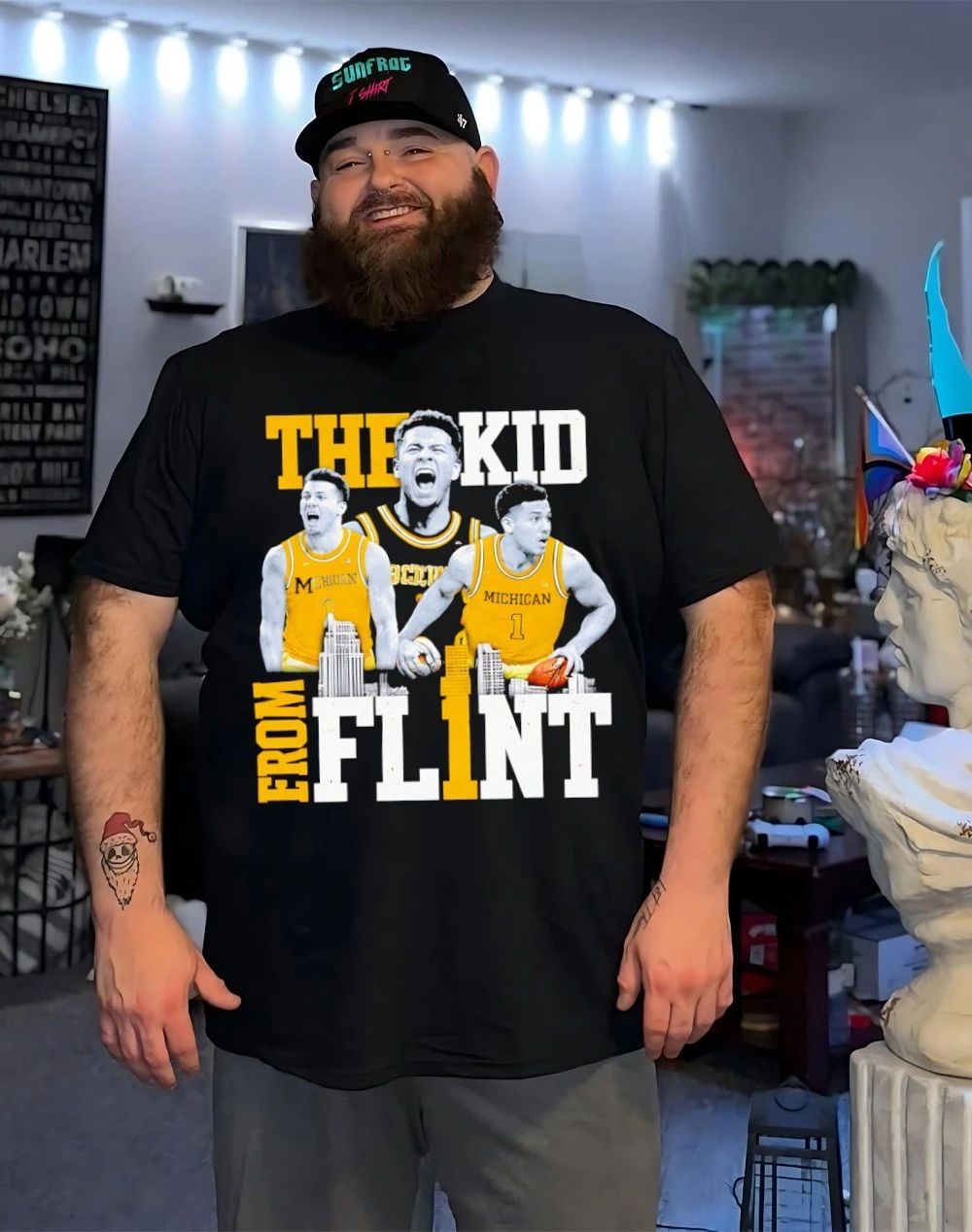 The Kid from Fl1nt Michigan Wolverines 2026 NCAA Men’s Basketball Champs shirt