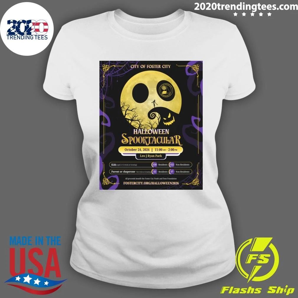 Foster City’s 2026 Halloween Spooktacular Trick-Or-Treat Trail Shirt