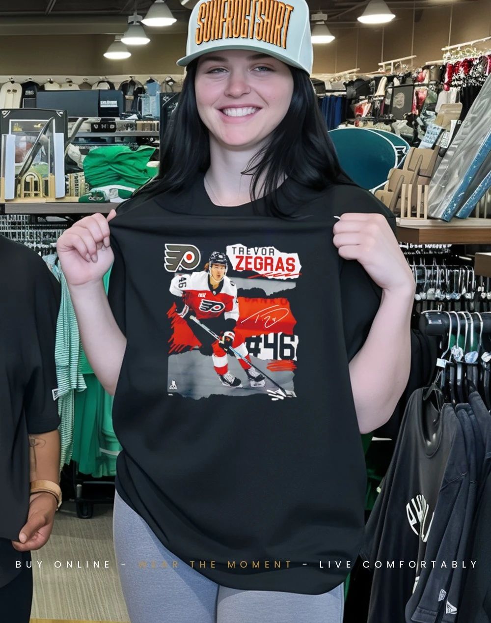 Trevor Zegras Philadelphia Flyers Fresh Ice signature shirt