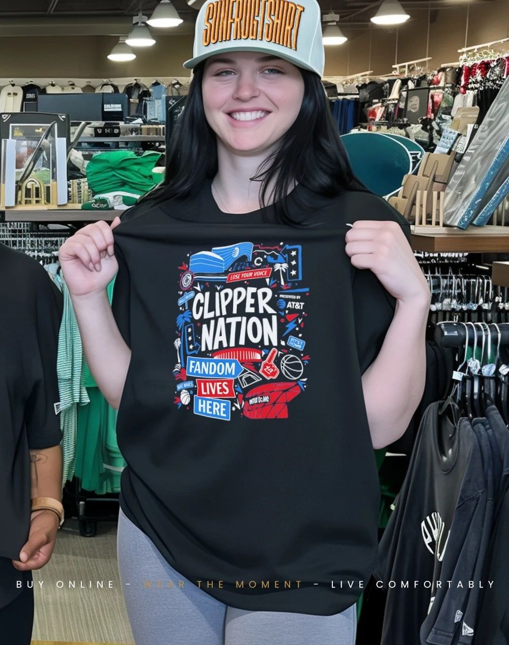 Clipper Nation Fandom Lives Here shirt