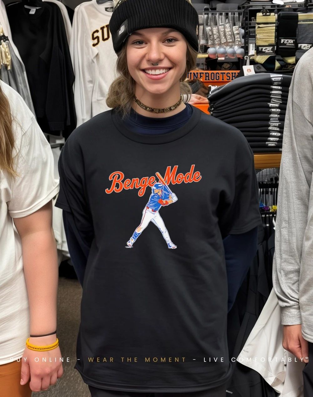 Carson Benge New York Mets Benge Mode graphic shirt