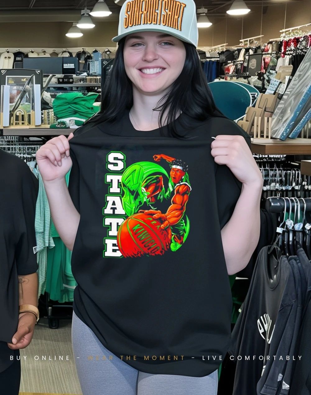 Jeremy Fears Jr The Floor General Michigan State Spartans cartoon shirt