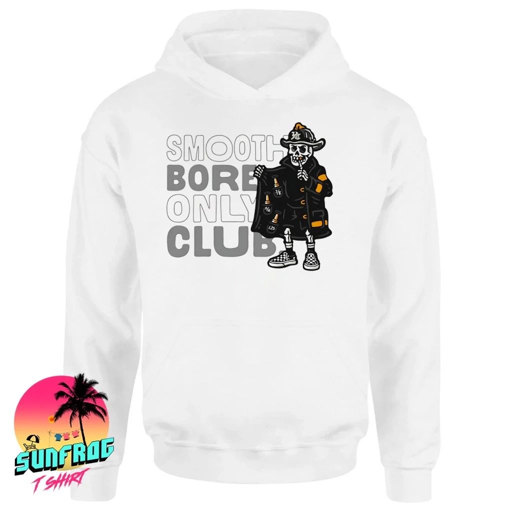 Skeleton firefighter Smoothbore Only Club shirt