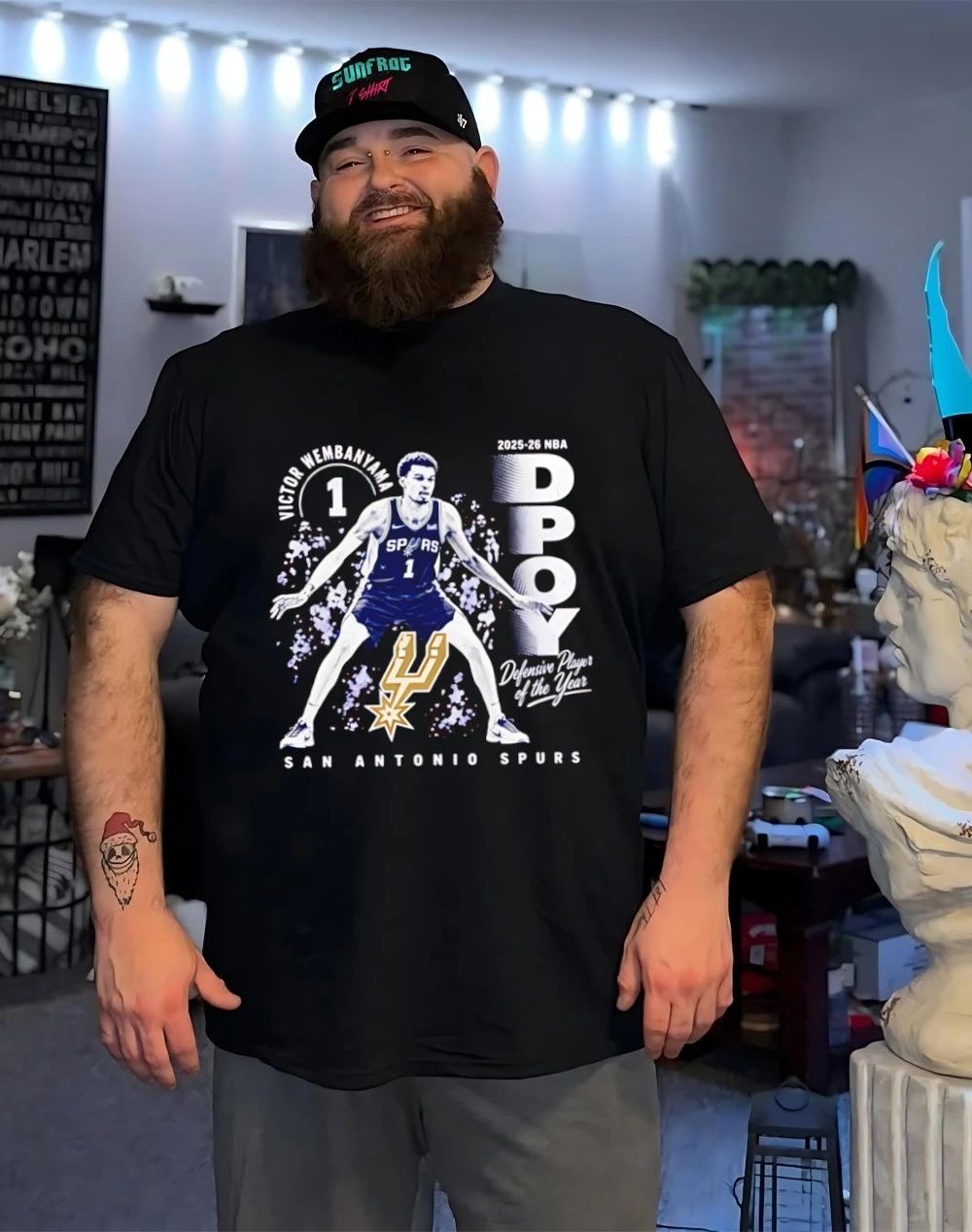 Victor Wembanyama San Antonio Spurs 2025-26 NBA Defensive Player of the Year Legacy shirt