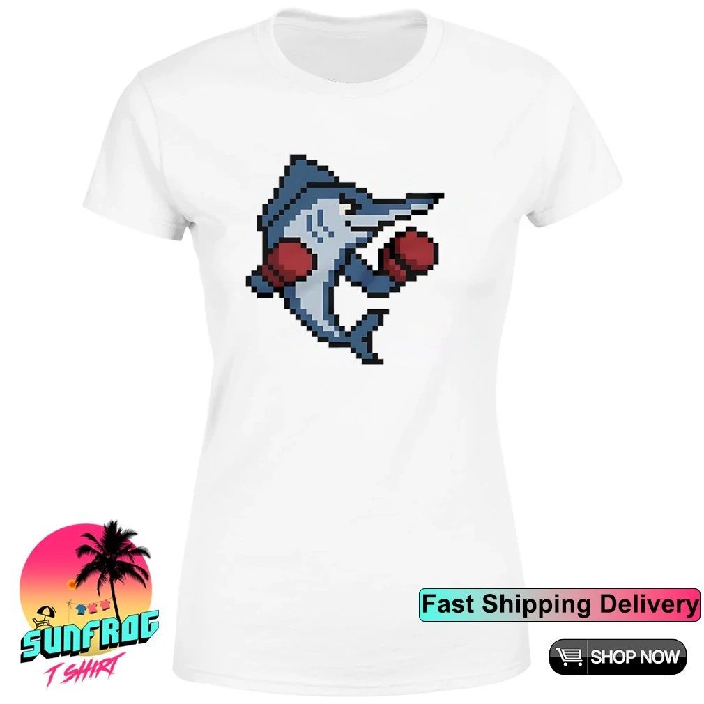 Fish Fighter pixel shirt