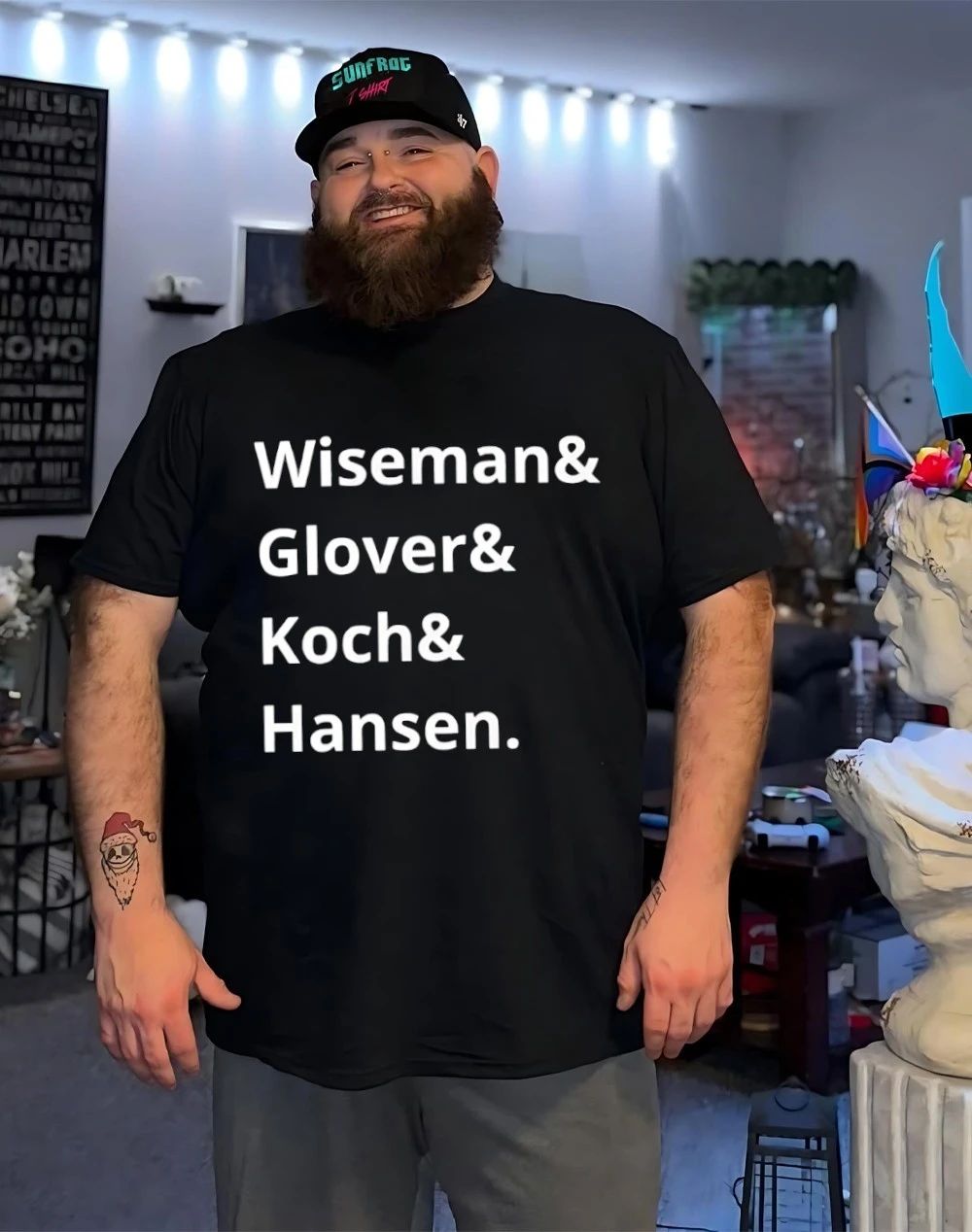 Artemis II Moon Mission Wuseman Glover Koch Hansen name shirt