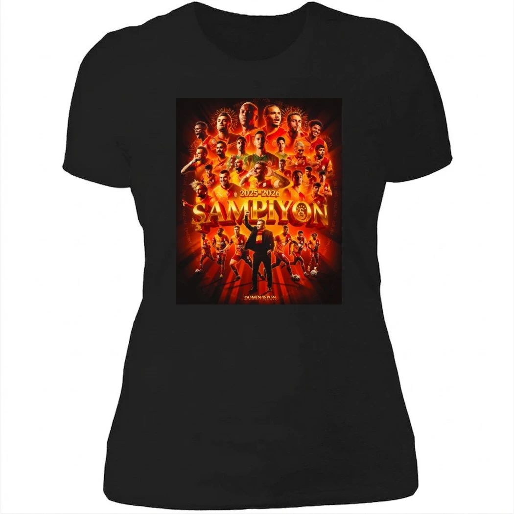 Galatasaray win 26th Turkish Süper Lig Sampiyon 2025-2026 Shirt