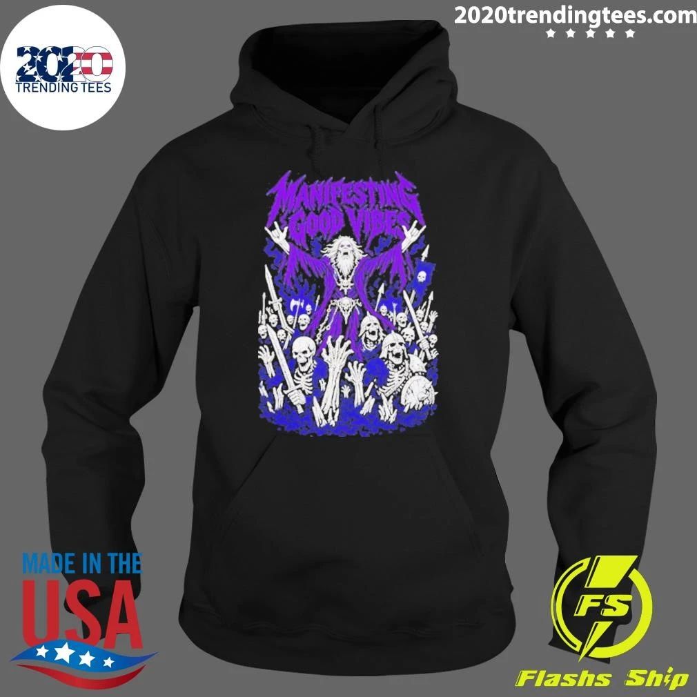 Manifesting Good Vibes Necromancer Wizard Shirt