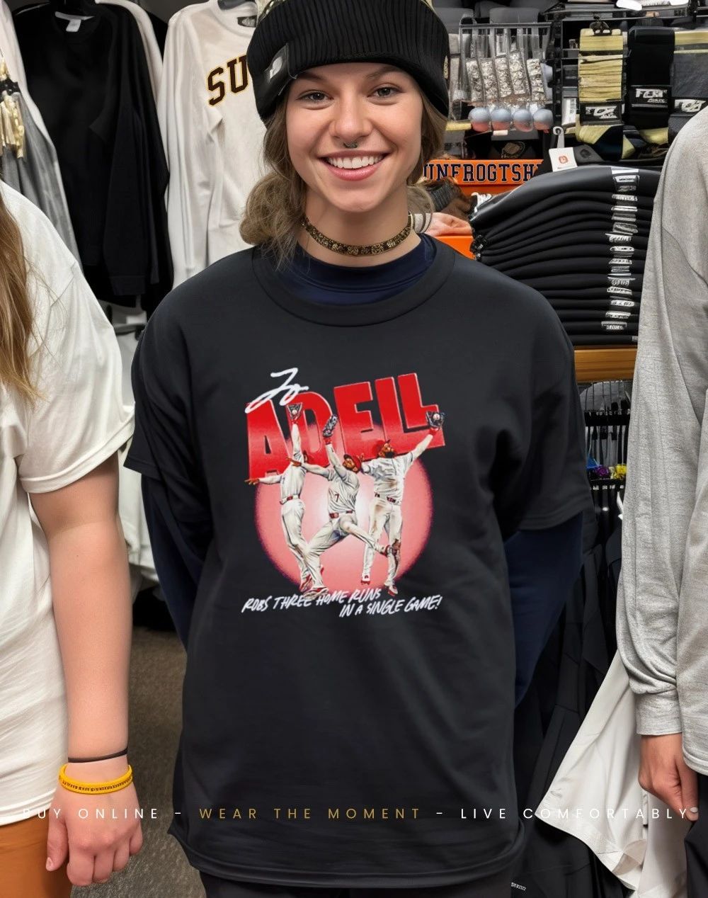 Jo Adell Los Angeles Angels Robs three home runs in a single game shirt