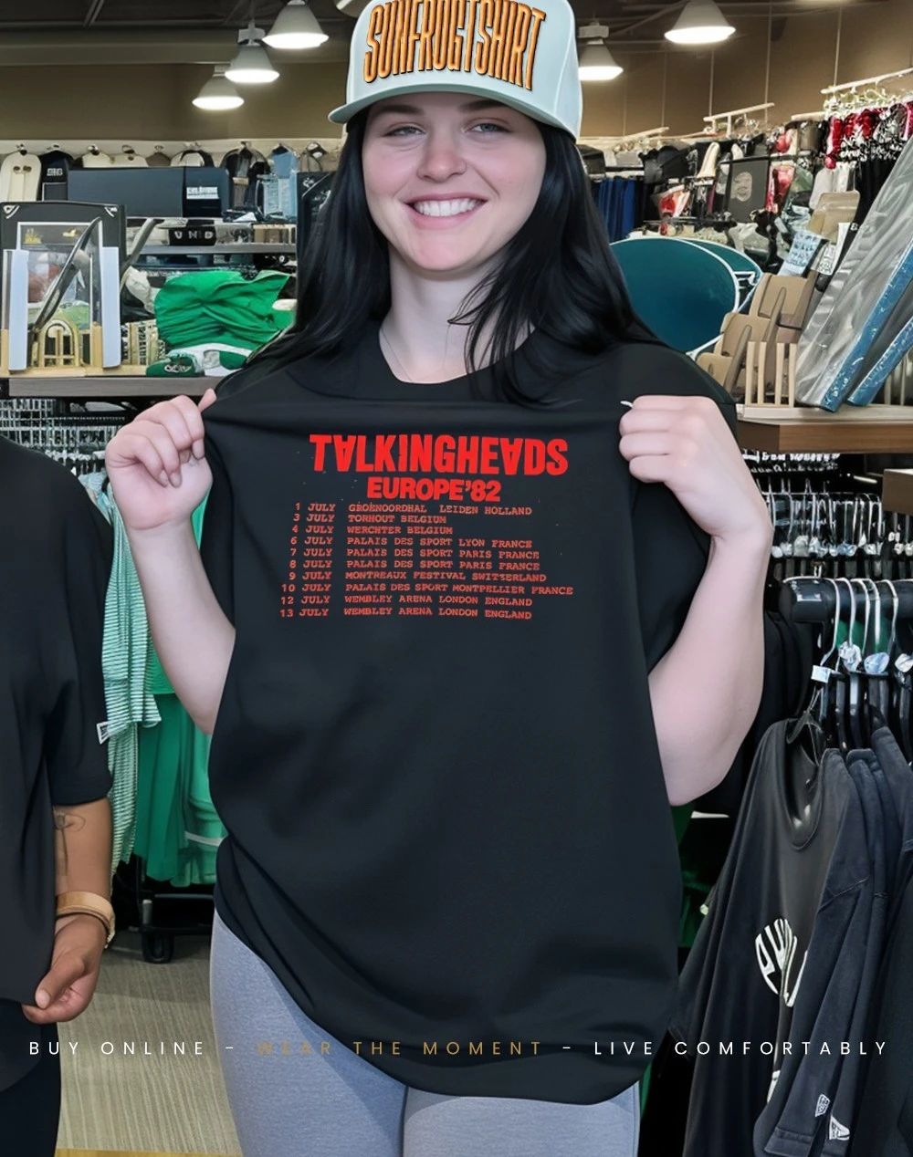 1982 Talking Heads Tour Europe shirt