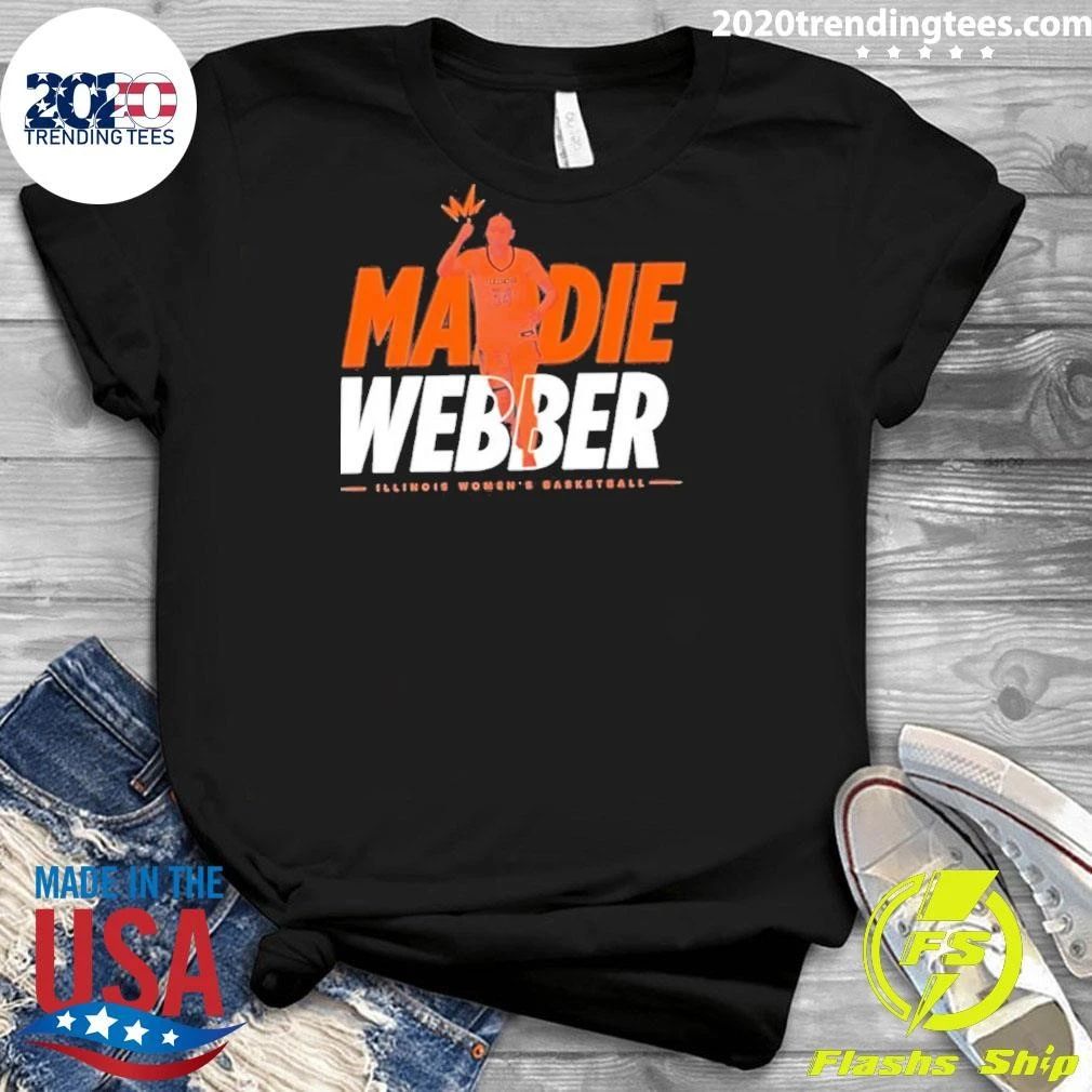 Maddie Webber Illinois Fighting Illini Women’s Basketball Graphic Shirt