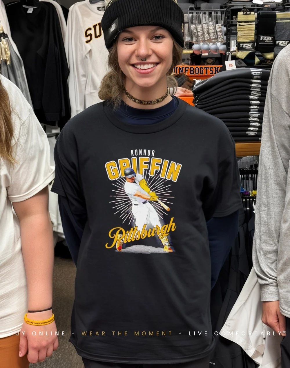 Konnor Griffin Pittsburgh Pirates Burst shirt