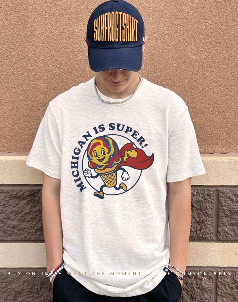 Michigan is Super Superman Ice Cream shirt
