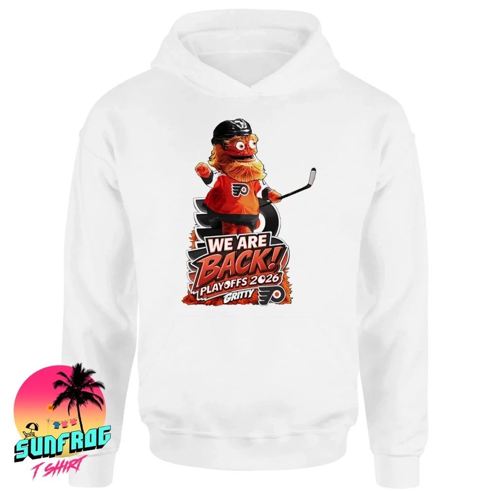 Gritty Philadelphia Flyers Playoff 2026 we are bacck Mascot caricature shirt