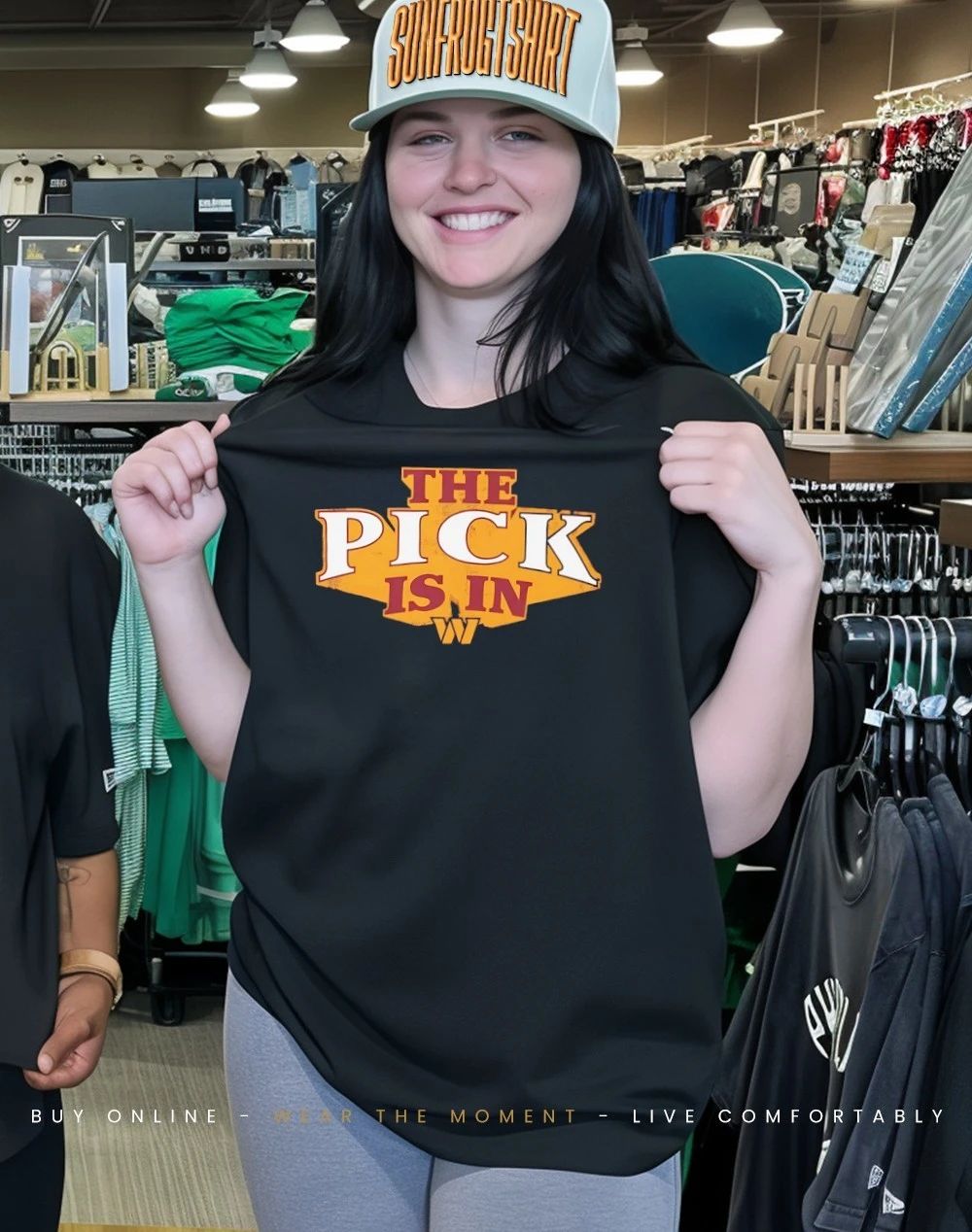 Washington Commanders The Pick Is In logo shirt