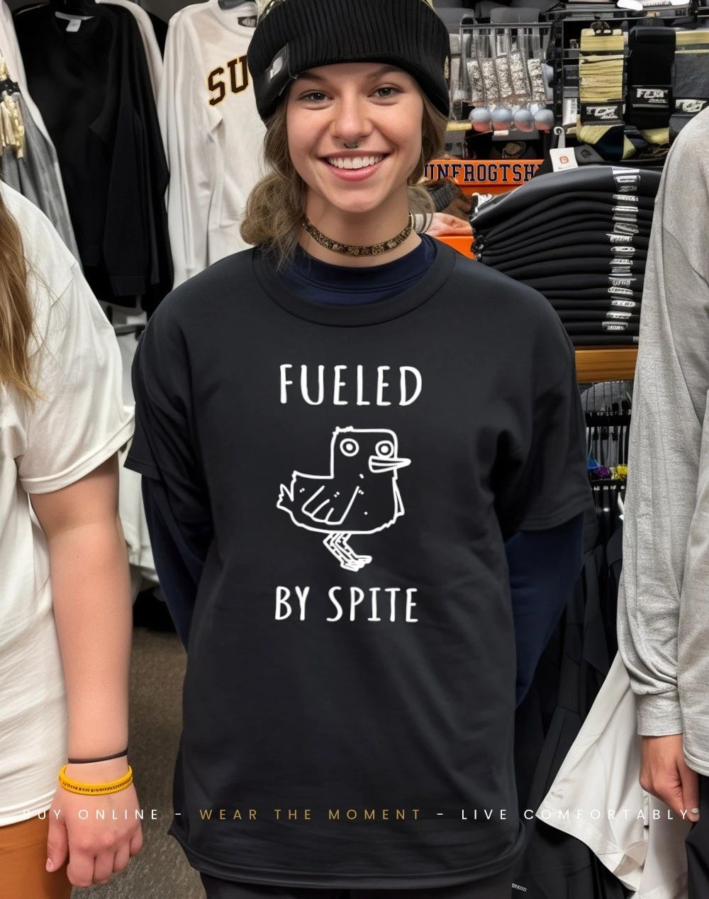 Fueled by spite paint shirt