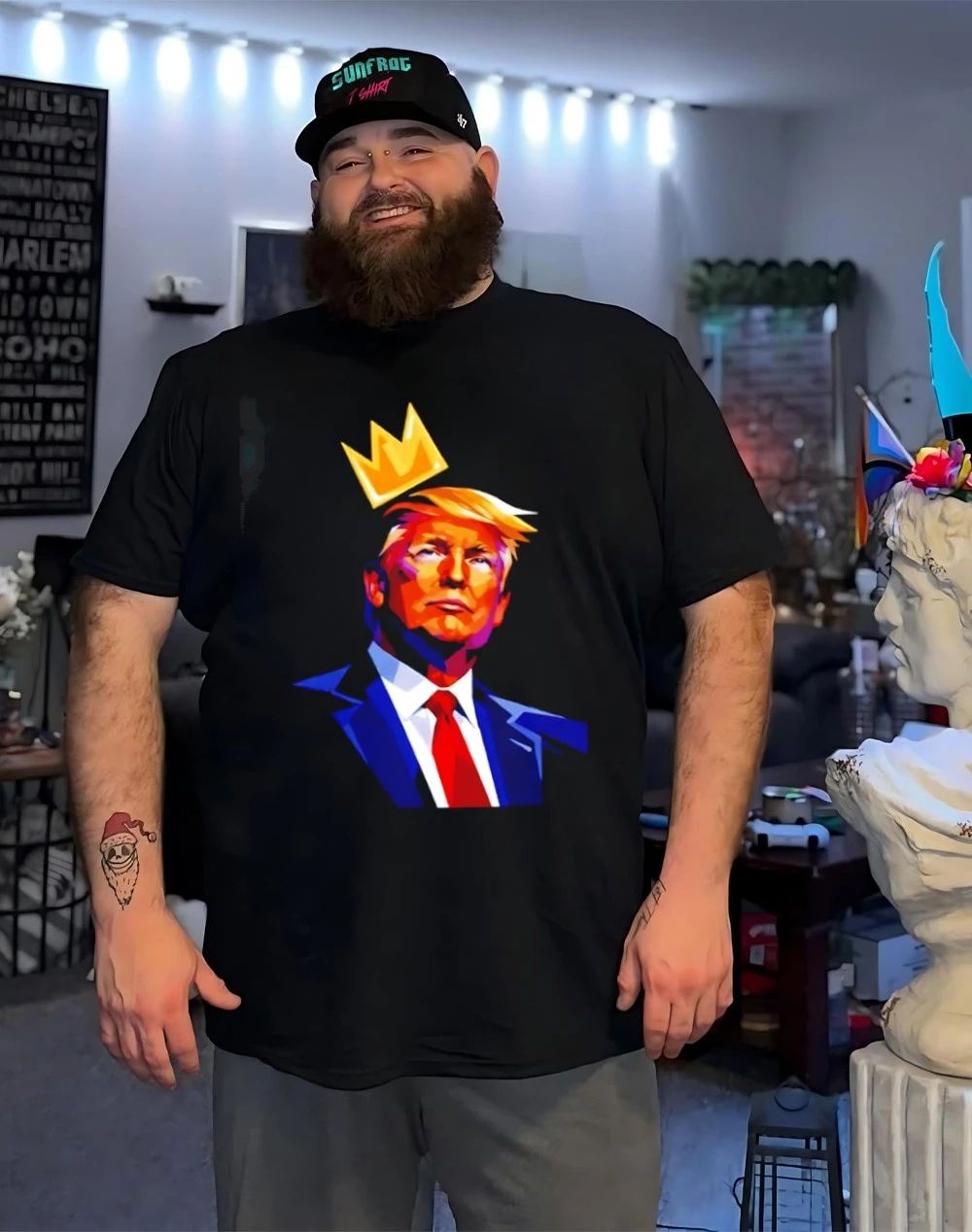 Trump King 2.0 cown 2026 paint shirt