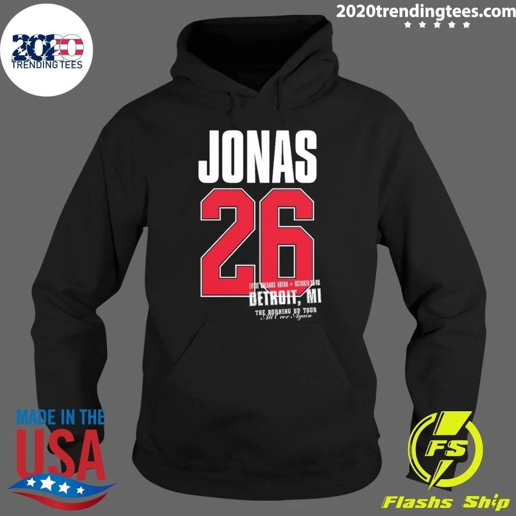 Jonas Brothers Detroit MI City Tee 2026 Live At Little Caesars Arena October 25 2026 Shirt