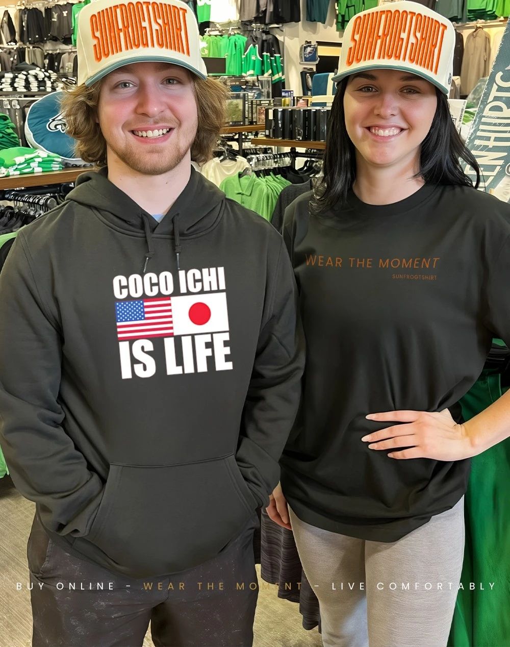 Coco Ichi is Life flag shirt