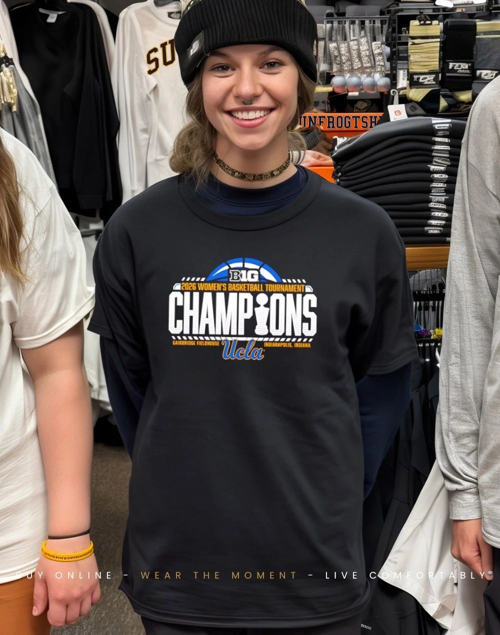 UCLA Bruins 2026 Big Ten Women’s Basketball Tournament Champions Locker Room shirt