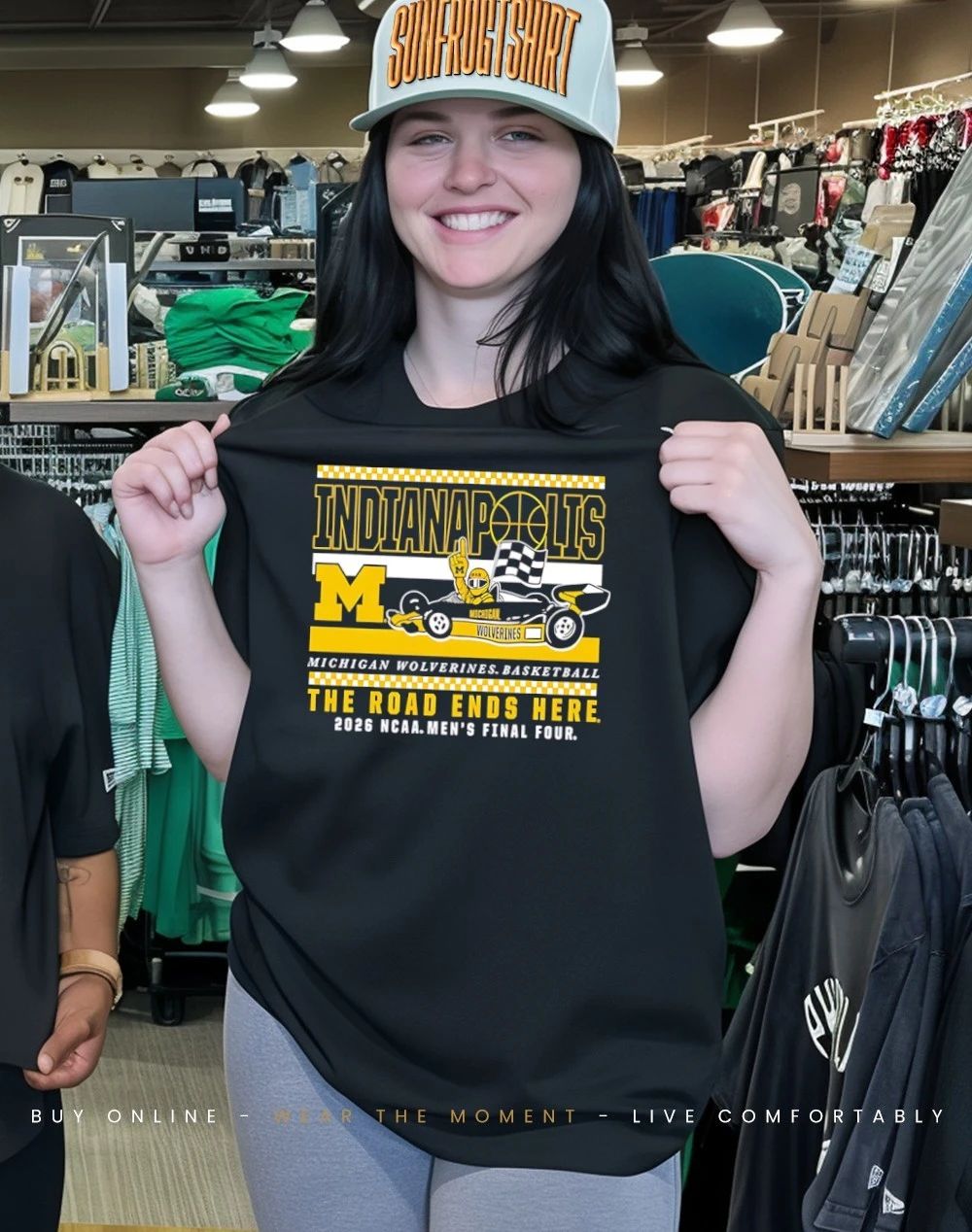 Michigan Wolverines 2026 NCAA Final Four Bound On The Road Again shirt