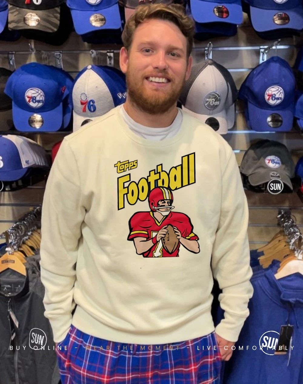 Topps Football Quarterback graphic shirt