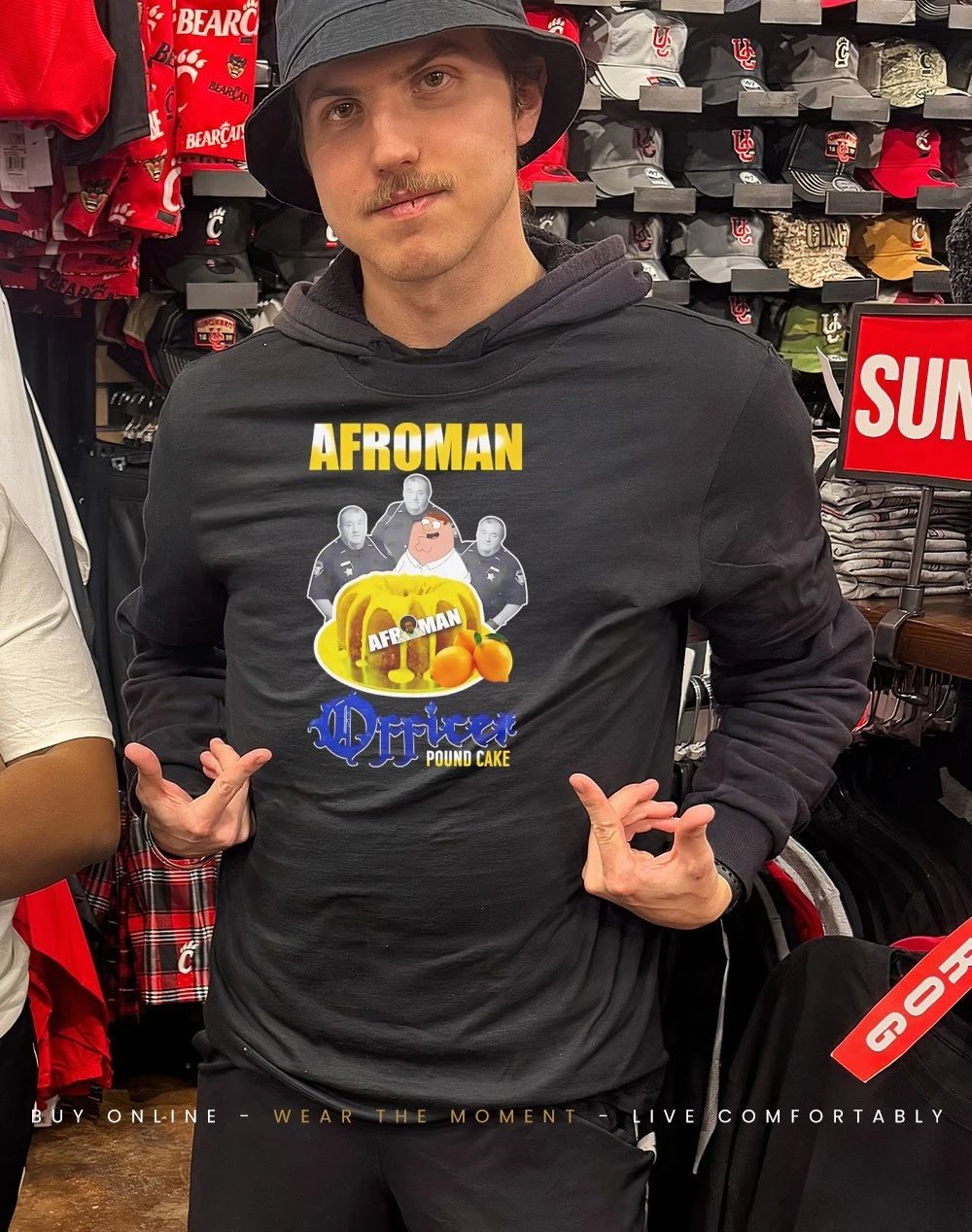 Lemon Pound Cake Afroman Police shirt