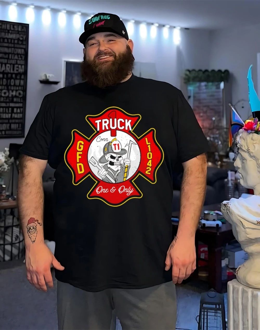 Greenwich Fire Dept Truck 1 Club one and only shirt