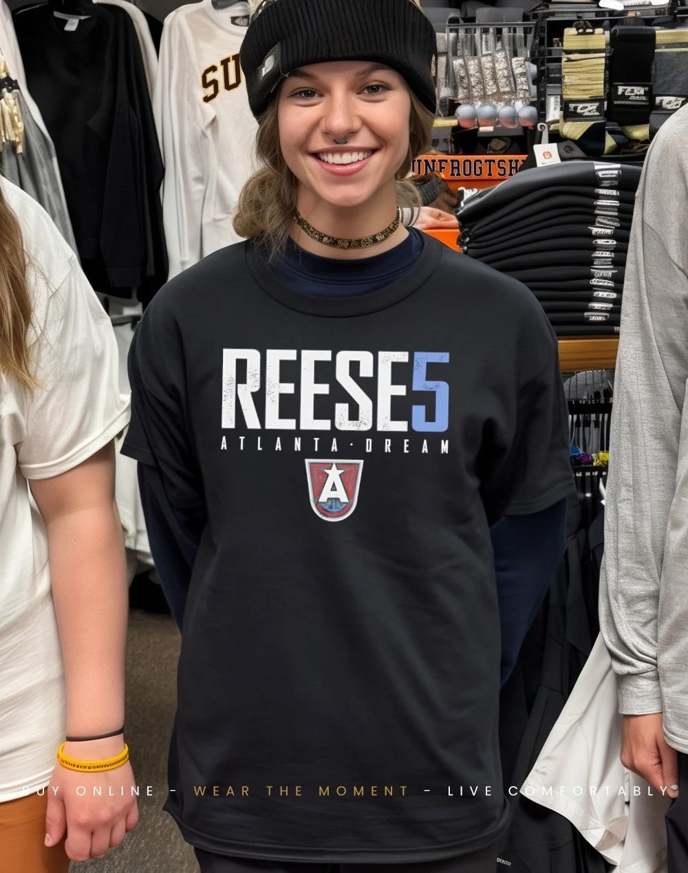 Angel Reese 5 Atlanta Dream WNBA number and name shirt