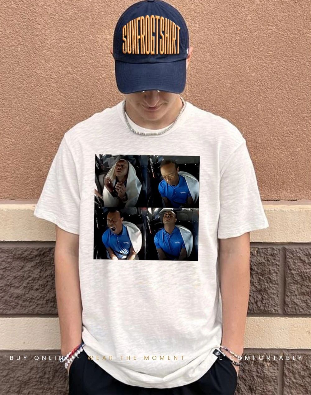 Tiger Woods Car Photos funny shirt