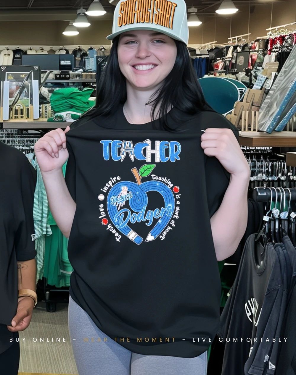 Los Angeles Dodgers x Teacher Appreciation Day 2026 teaching is work of heart shirt