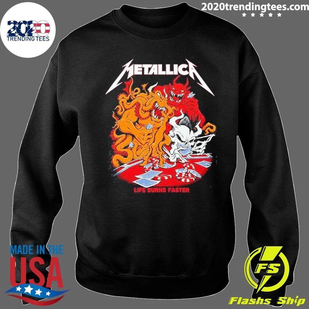 Metallica Exclusive Event Tee Weekend Two Of Life Burns Faster At Sphere In Las Vegas NV On October 8 2026 Shirt