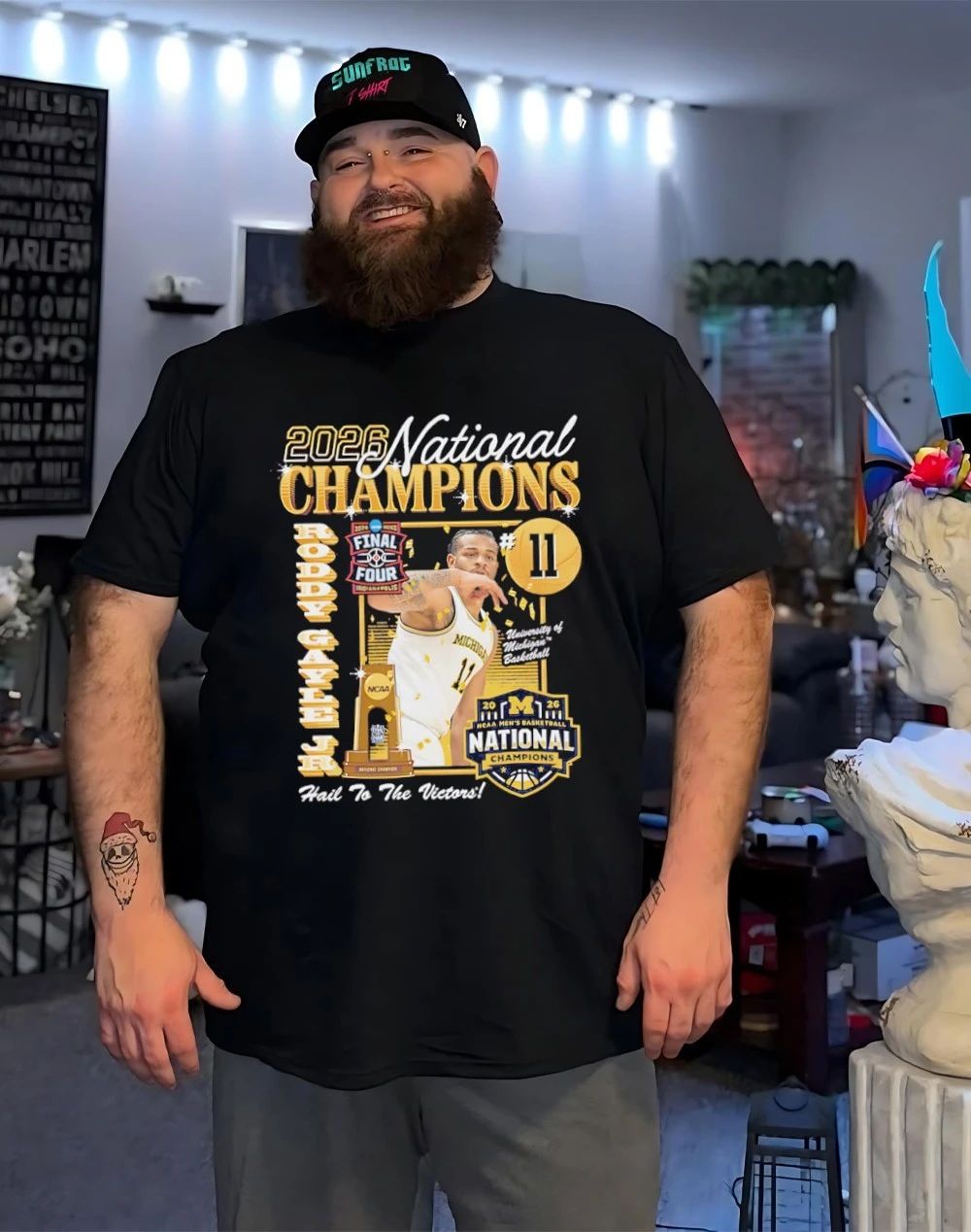 Roddy Gayle Jr 2026 Michigan Men’s Basketball National Champions shirt