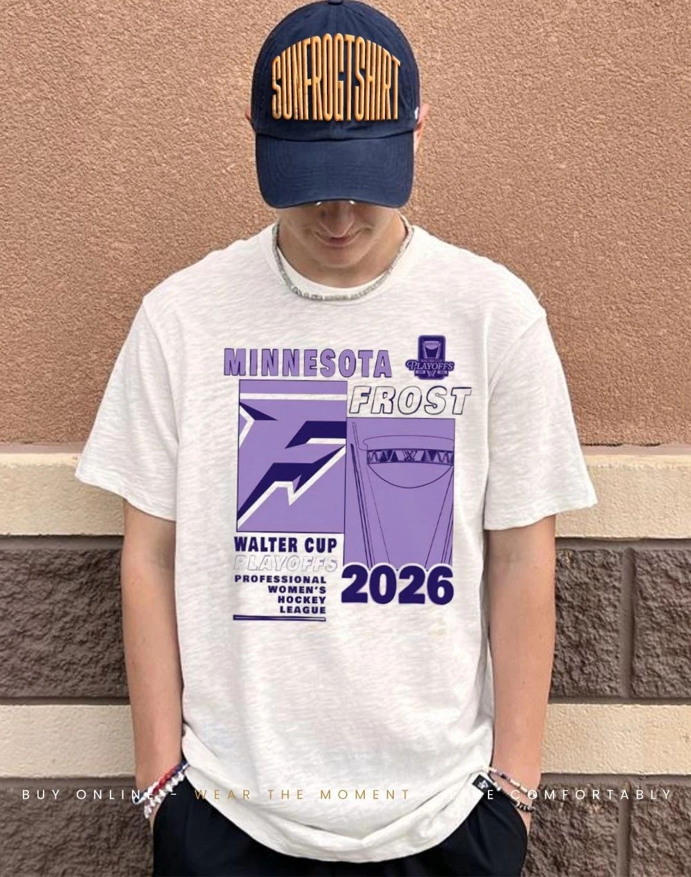 Minnesota Frost fragments 2026 Walter Cup Playoffs shirt