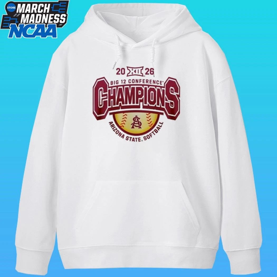 Arizona State Sun Devils Softball Big 12 Tournament Champions 2026 Shirt