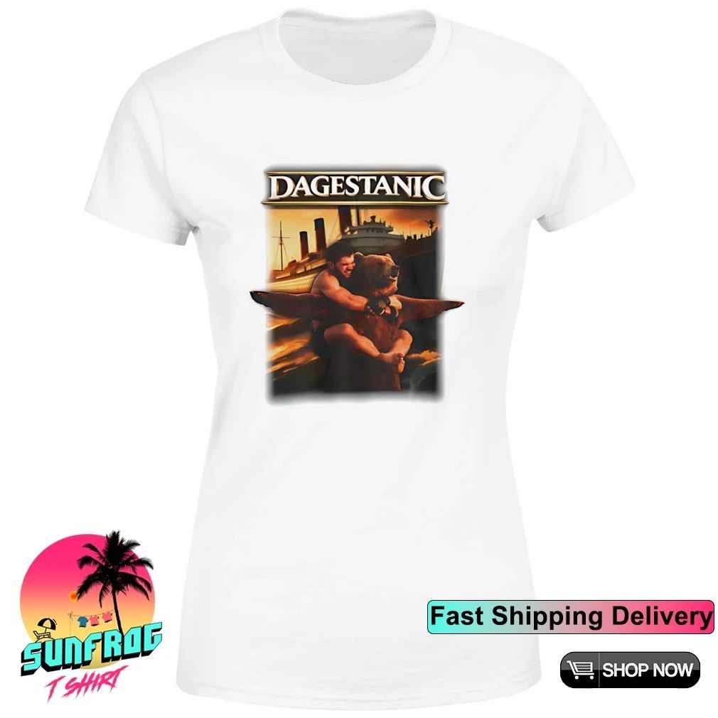 Dagestanic Titanic bear graphic shirt