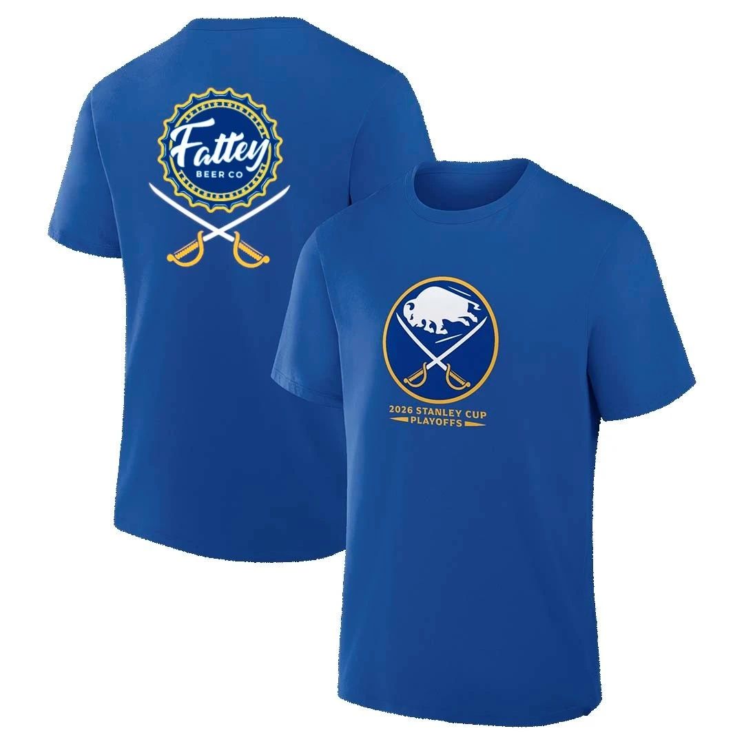 Buffalo Sabres Fattey Beer Co. Hockey front and back shirt