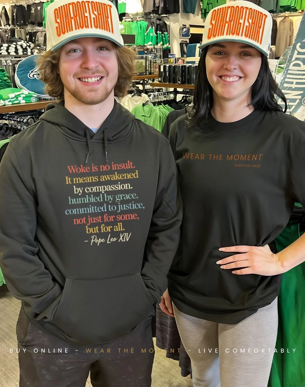 Woke is no insult Awakened by compassion Grounded in grace Committed to justice for all shirt