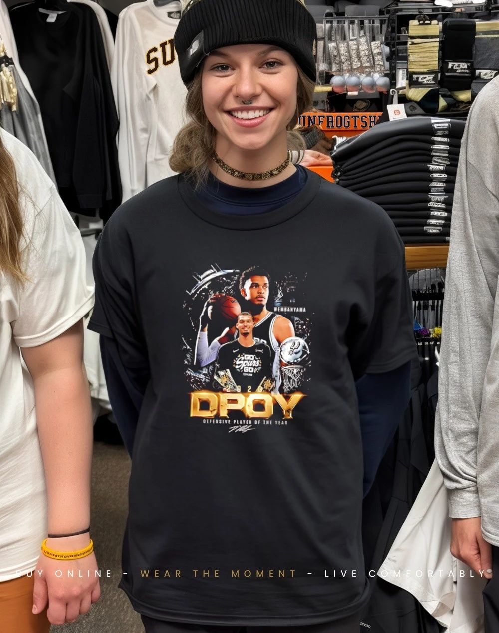 Victor Wembanyama San Antonio Spurs DPOY 2026 graphic shirt