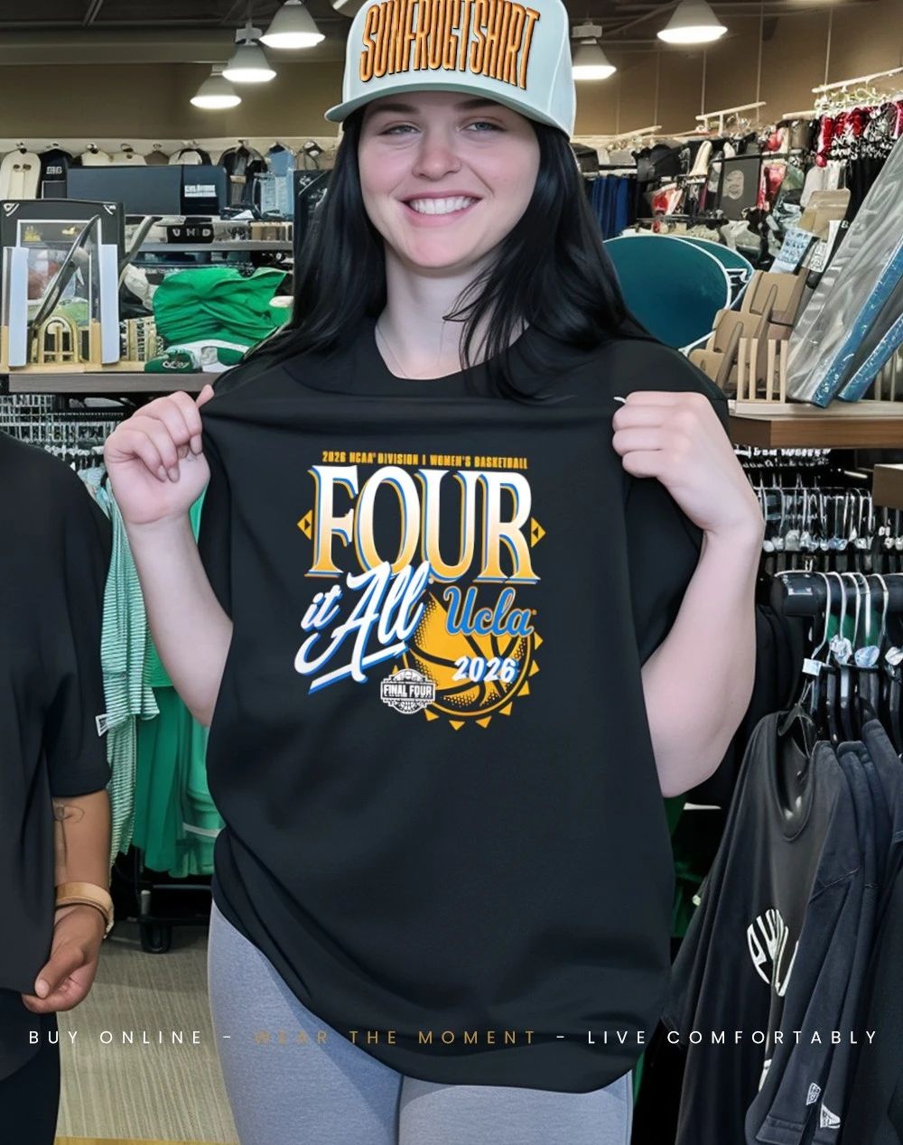 UCLA Bruins 2026 NCAA Women’s Basketball March Madness Final Four Zone Move shirt