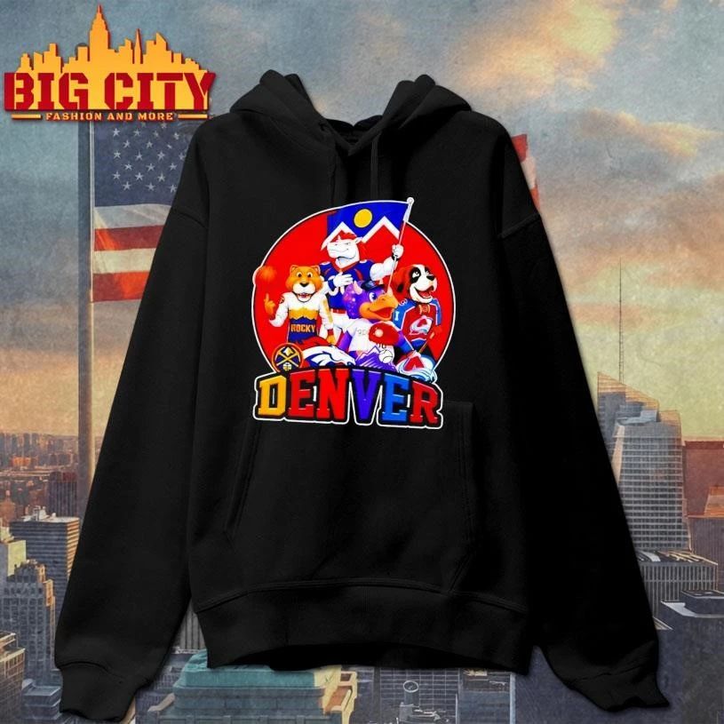 Denver City Sports All Mascots Graphic shirt