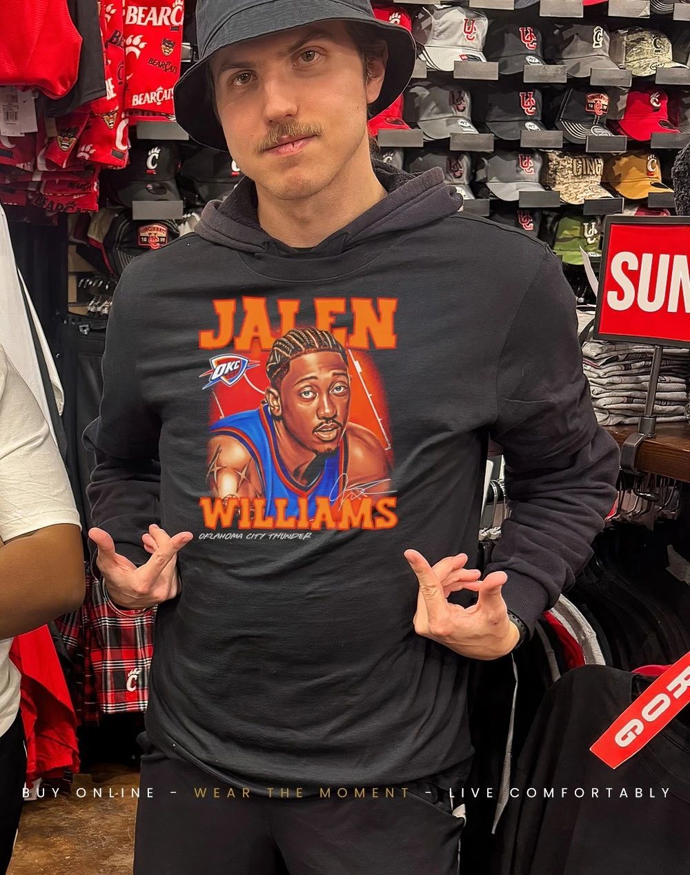 Jalen Williams Oklahoma City Thunder Airbrush shirt
