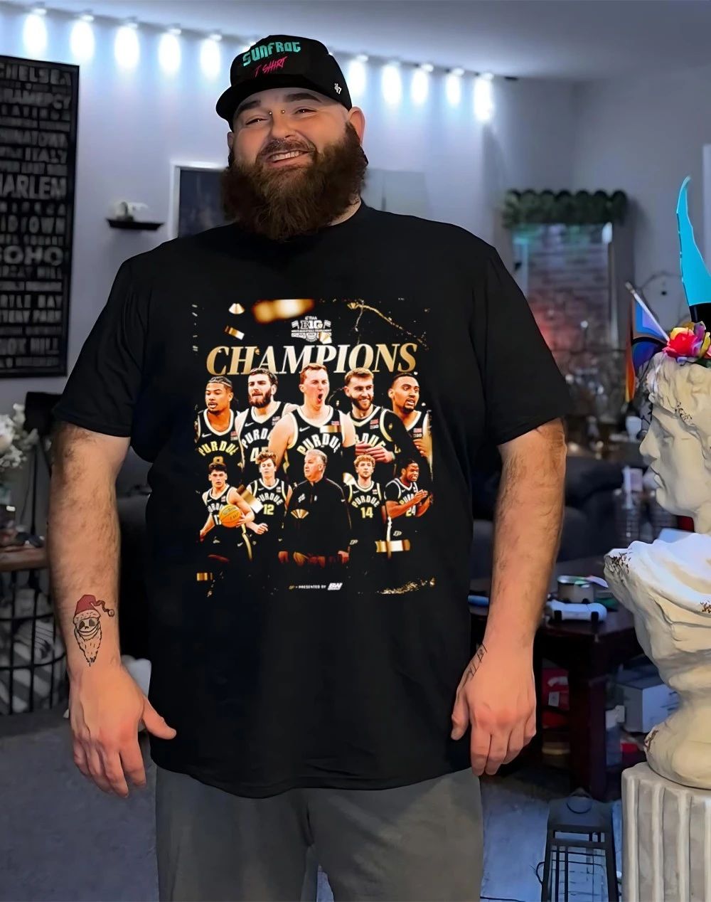 Purdue Boilermakers Men’s Basketball 2026 Big Ten Tournament Champions Poster shirt